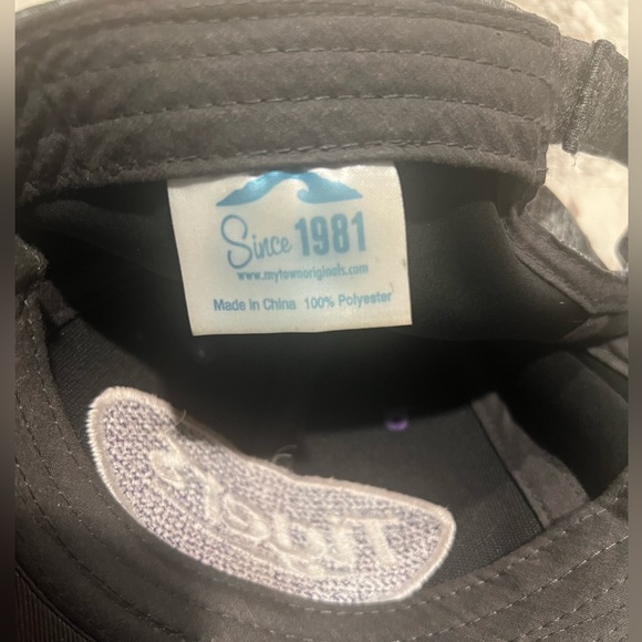 Rare Tigers Trucker SnapBack Hat Purple And Gray Adjustable Cap - Picture 3 of 3